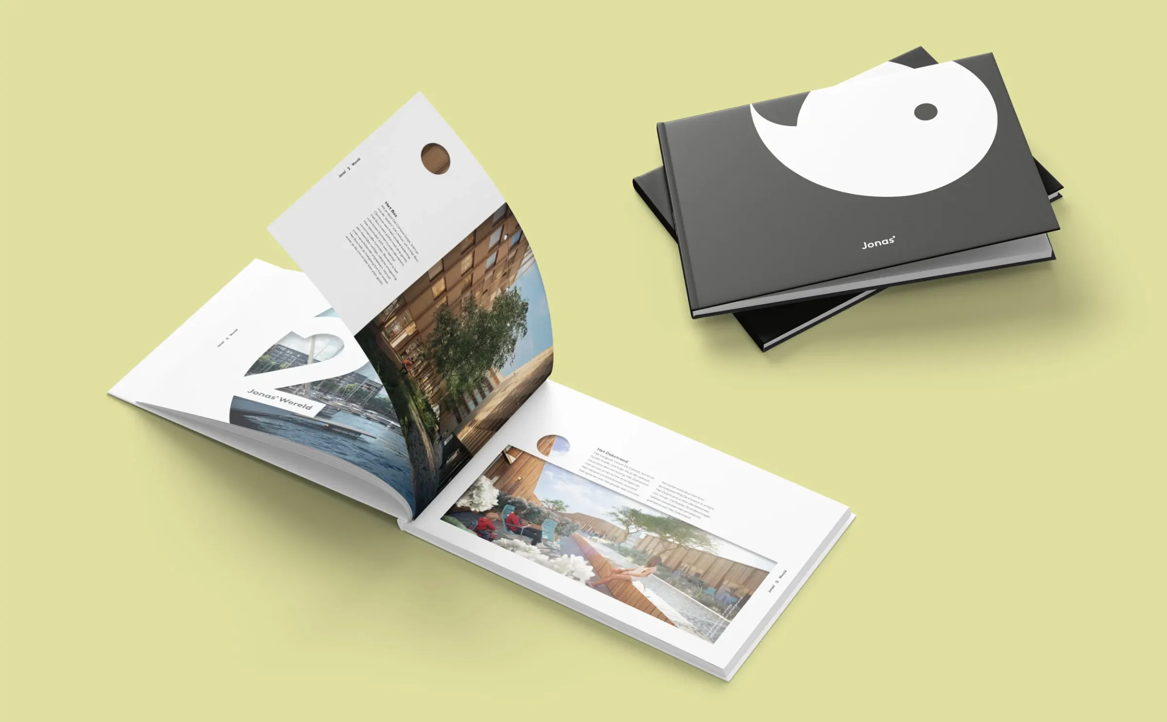 Verkoopbrochures voor Jonas’ IJburg